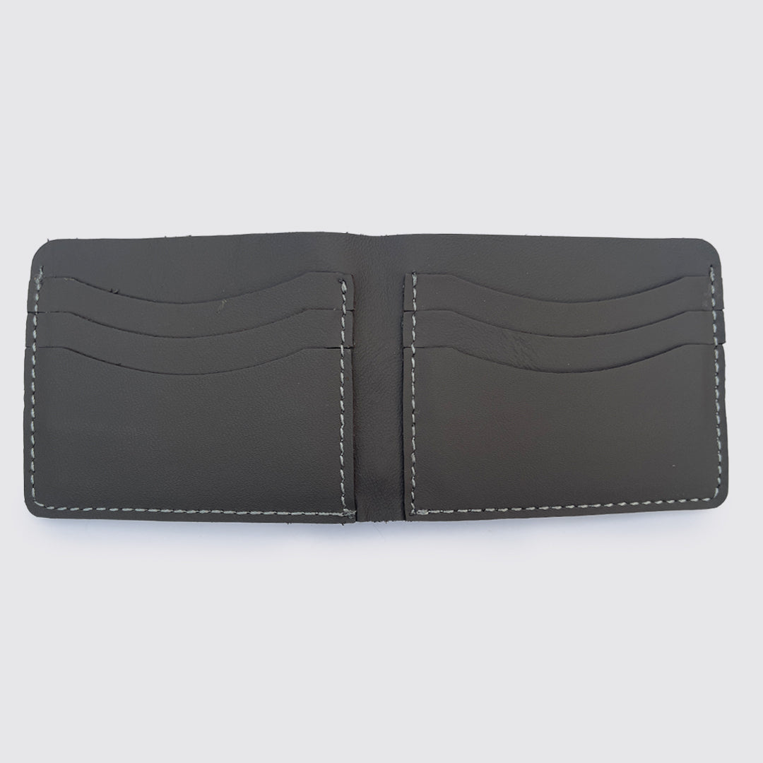 Pull-Up Pure Leather Wallet No Fabric