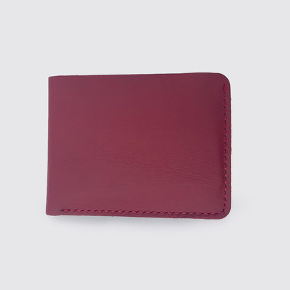 Pull-Up Pure Leather Wallet No Fabric