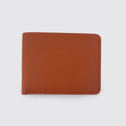 Pull-Up Pure Leather Wallet No Fabric