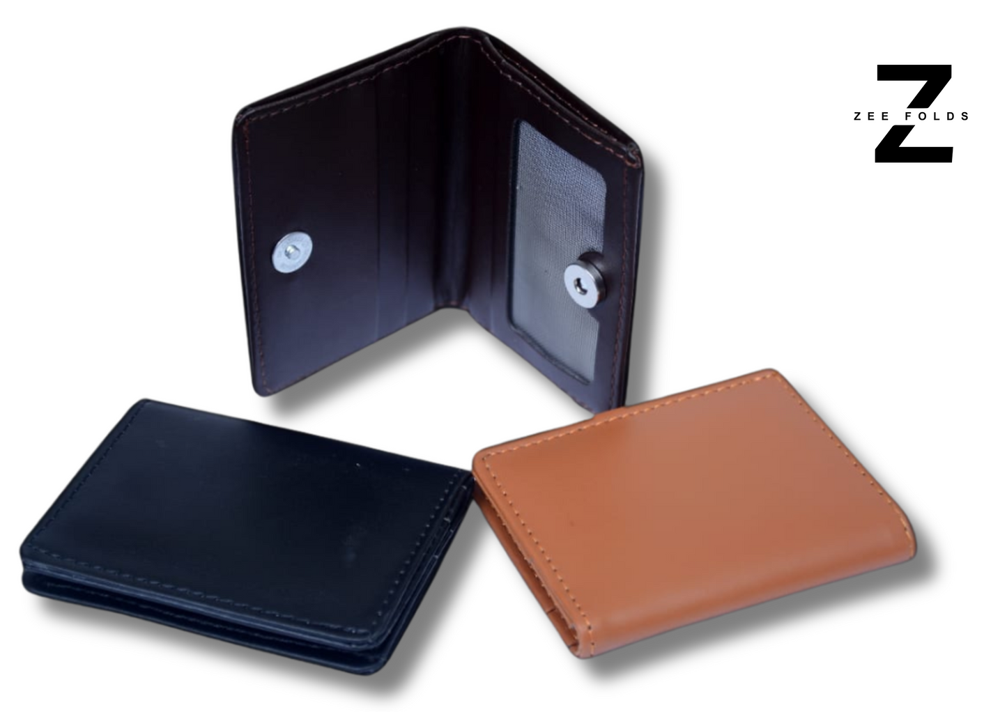 Mini wallet series with magnetic button